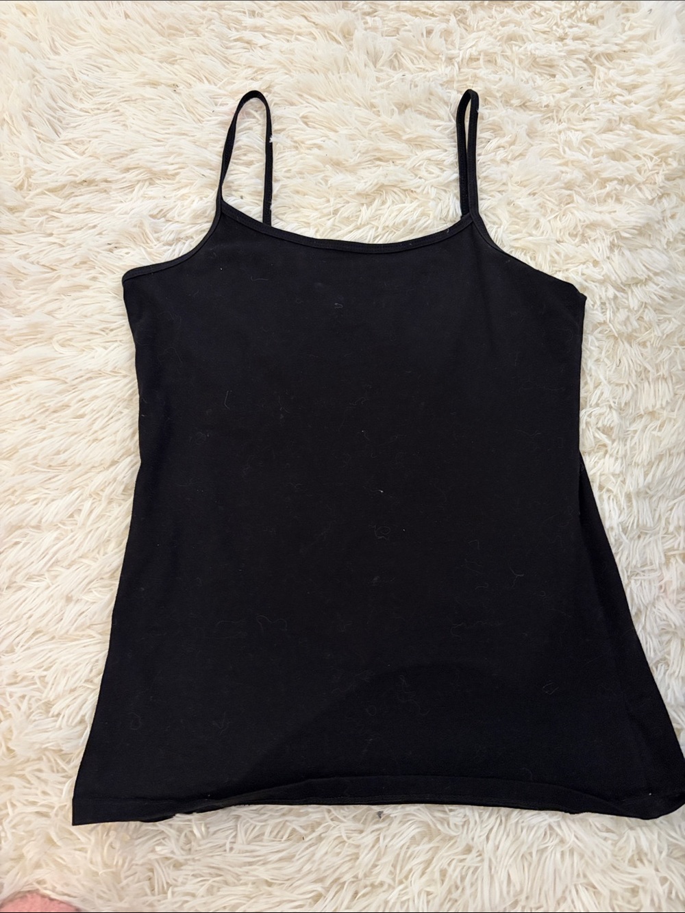 Black Women's Spaghetti Strap Tank Top